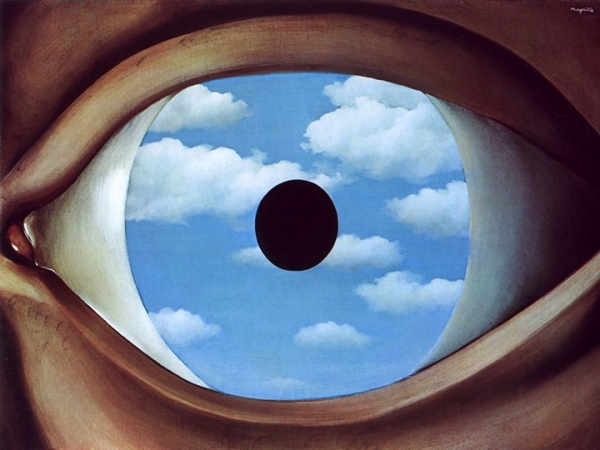 * 잘못된 거울(The False Mirror, 1928년), 르네 마그리트(R.Magritte), Google
