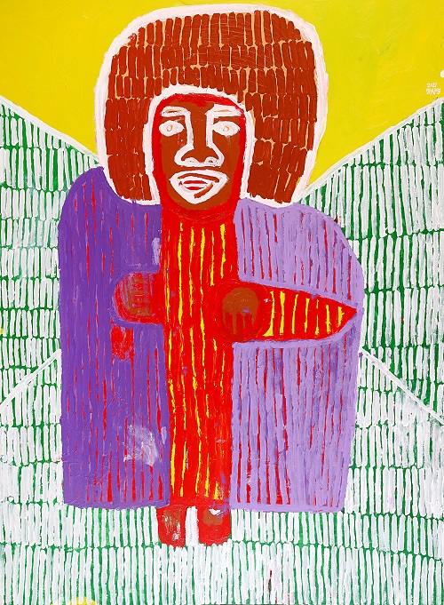 young-jesus-my love 1303x97cm acrylic on canvas, 2021