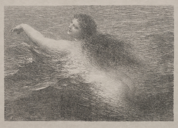 The Water Genius (1896) Henri Fantin Latour (French, 1836-1904)